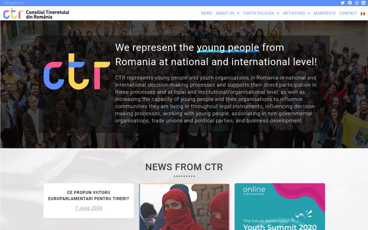 Screenshot of ctr.ro