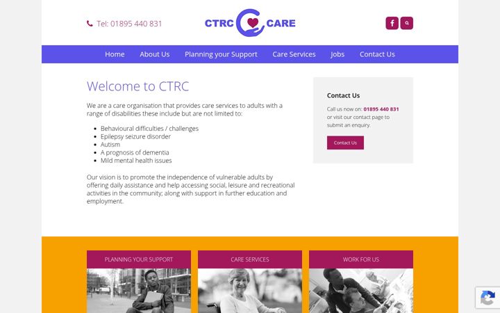 Screenshot of ctrcservices.com