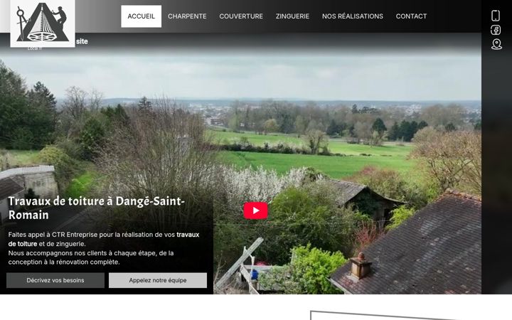 Screenshot of ctrentreprise.fr