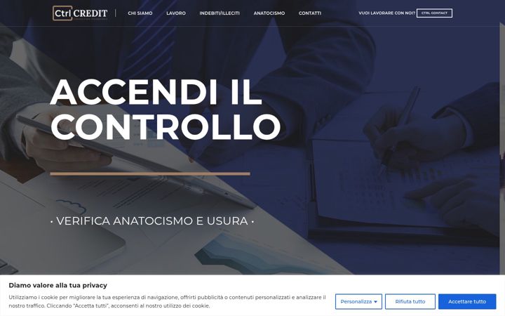 Screenshot of ctrlcredit.com