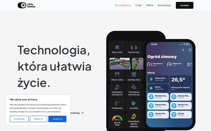 Screenshot of ctrlhome.pl