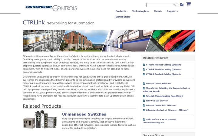 Screenshot of ctrlink.com