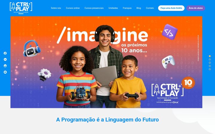 Screenshot of ctrlplay.com.br