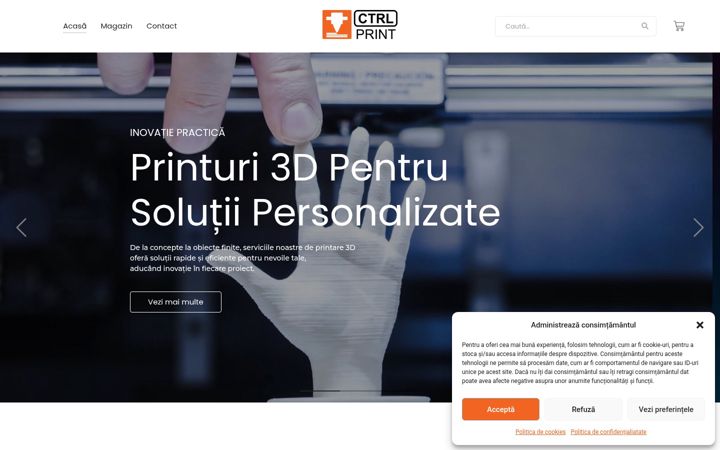 Screenshot of ctrlprint.ro