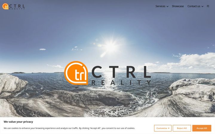 Screenshot di ctrlreality.fi