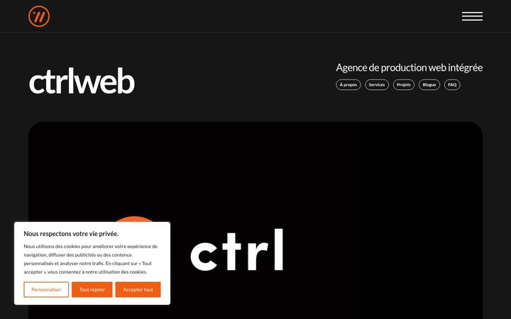 Screenshot of ctrlweb.ca