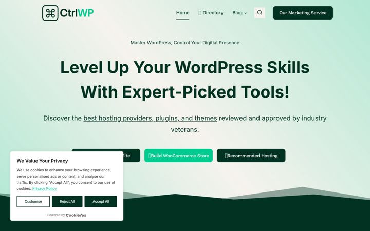 Screenshot of ctrlwp.com