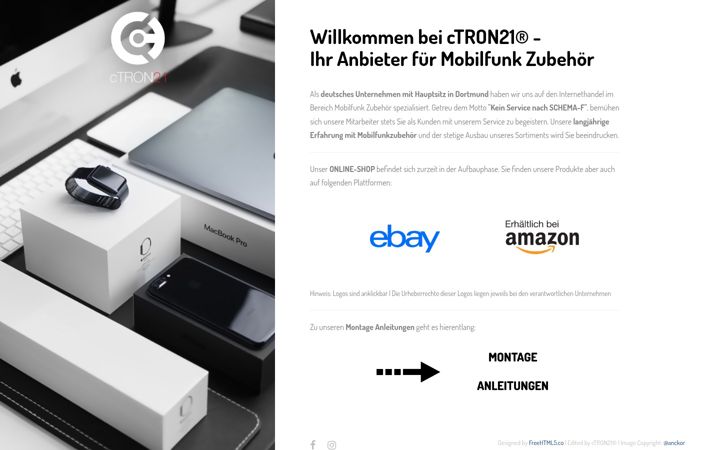 Screenshot of ctron21.de