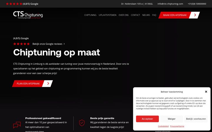 Screenshot of cts-chiptuning.com