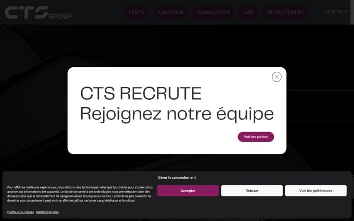 Screenshot of cts-climatique.fr