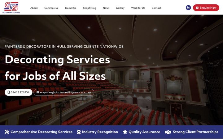 Screenshot of ctsdecoratingservices.co.uk