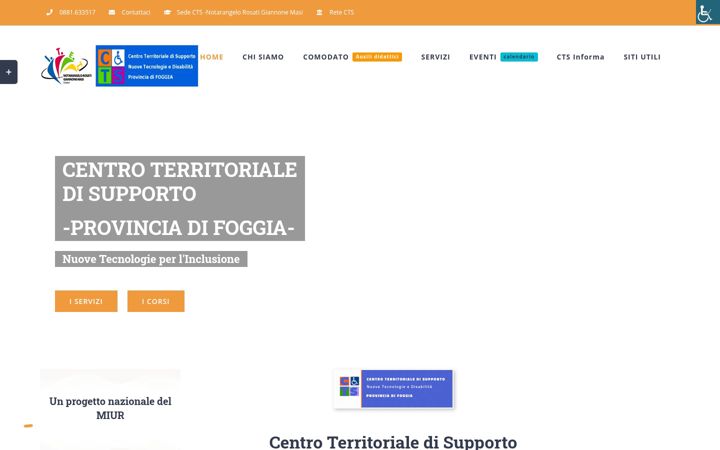 Screenshot of ctsfoggia.it