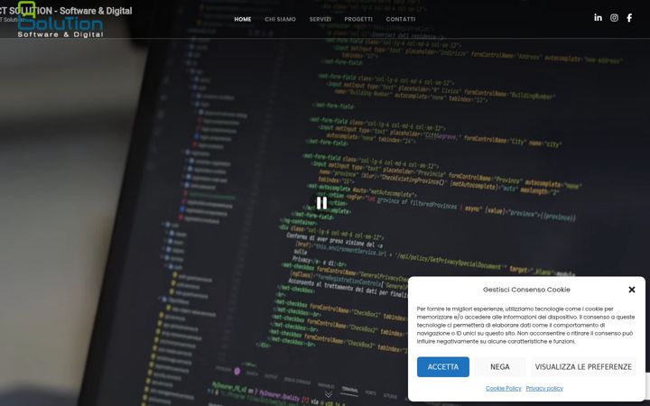 Екранна снимка на ctsolution.it