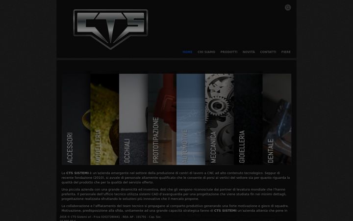 Screenshot of ctssistemi.it