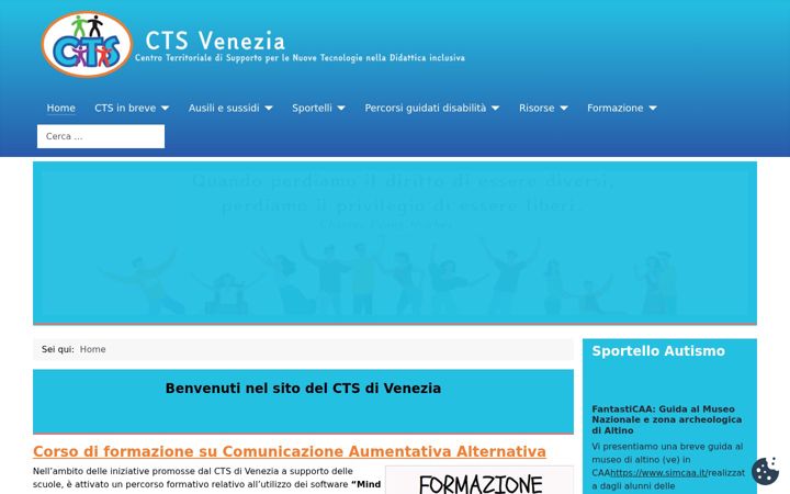 Screenshot of ctsvenezia.it