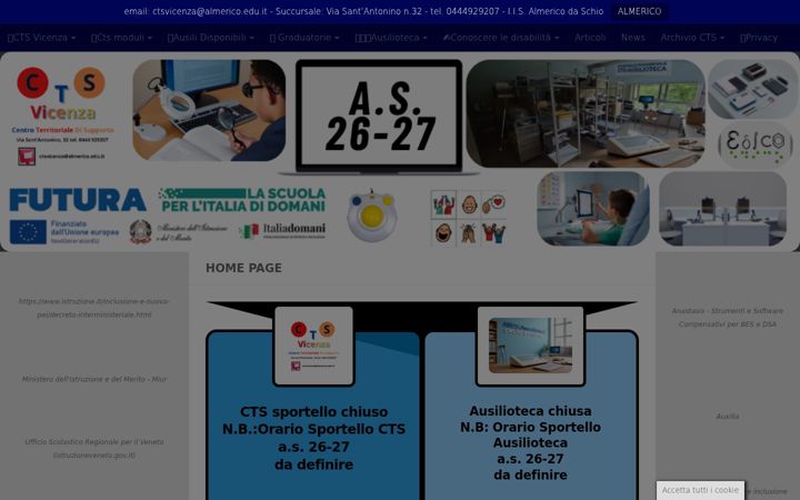 Screenshot of ctsvicenza.it