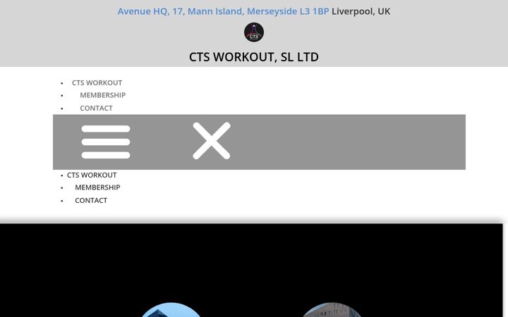 Screenshot of ctsworkout.co.uk