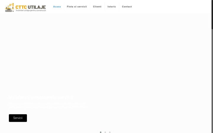 Screenshot of cttcutilaje.ro