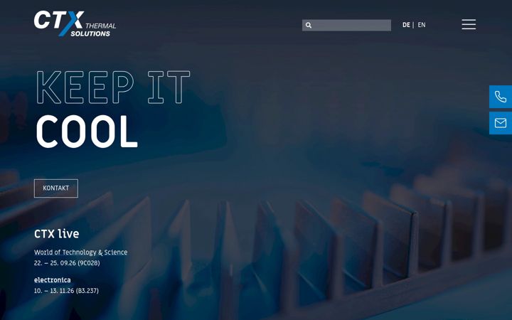 Screenshot of ctx.eu