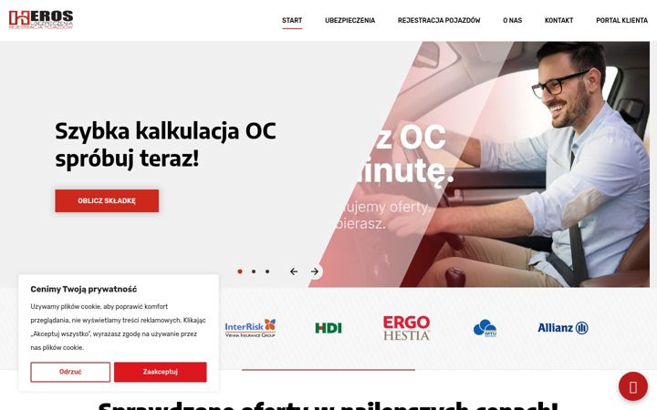 Screenshot of cu-heros.pl