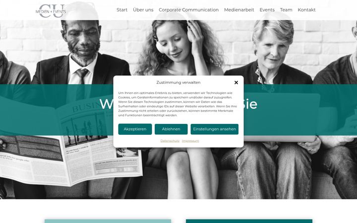 Screenshot of cu-medien.de