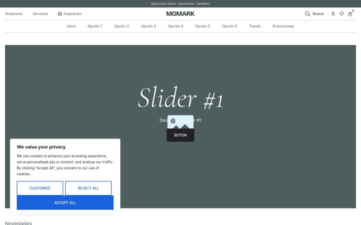 Screenshot of cuadrosydecoracion.com