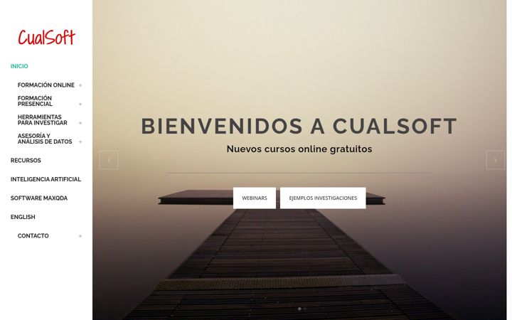 Screenshot of cualsoft.com