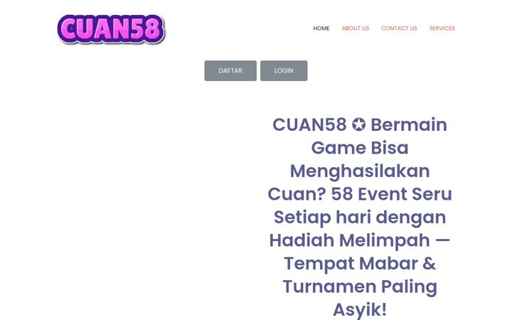 Screenshot of cuan58.com