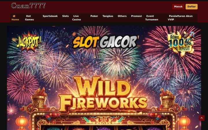 Screenshot of cuan7777.org