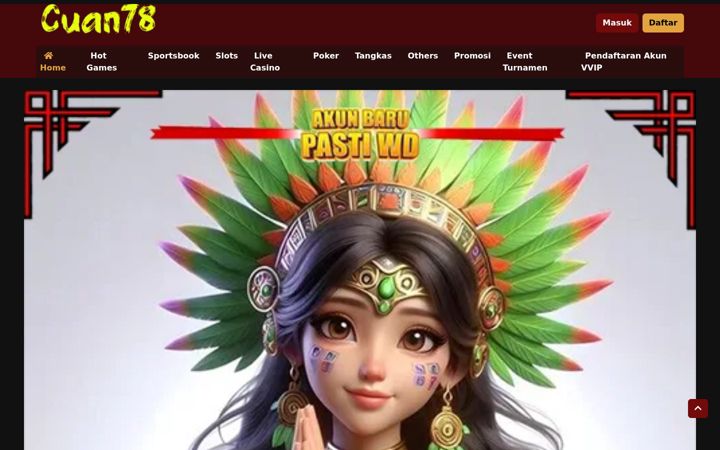 Screenshot of cuan78.com