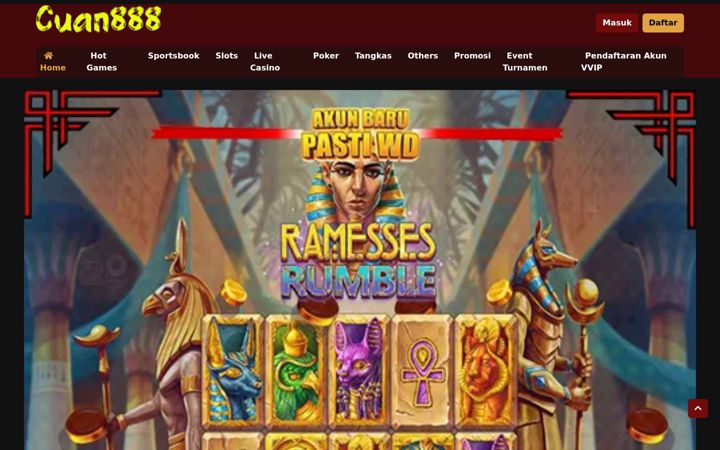 Screenshot of cuan888slot.com