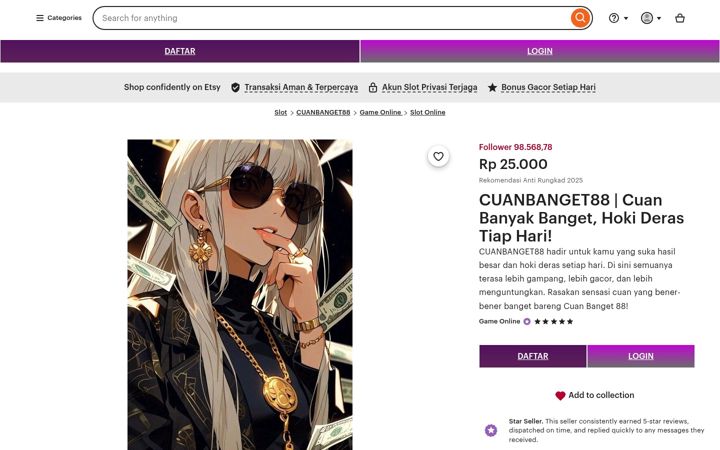 Screenshot of cuanbanget88.net