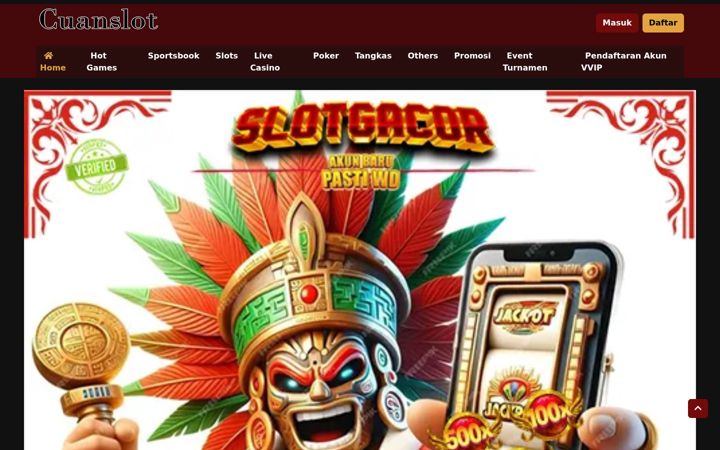 Screenshot of cuanslots.com