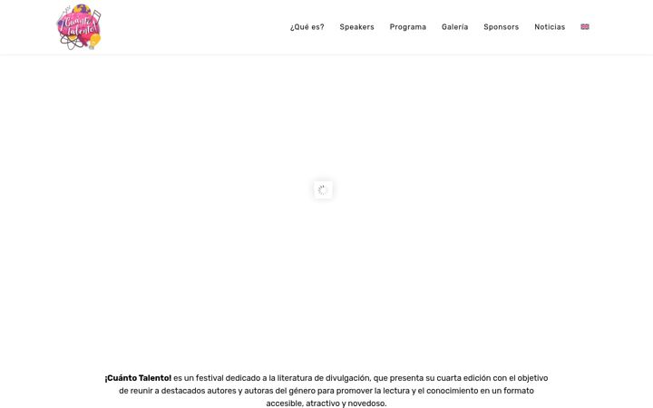 Screenshot of cuantotalento.com