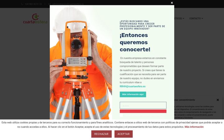 Screenshot of cuartaesfera.es