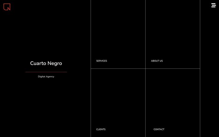Screenshot of cuartonegro.com