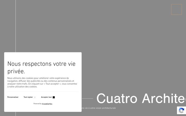 Screenshot stránky cuatro4.ca