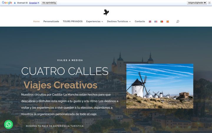Ekrano kopija cuatrocalles.es