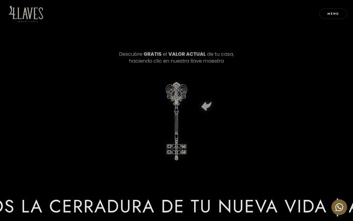 Screenshot of cuatrollaves.es