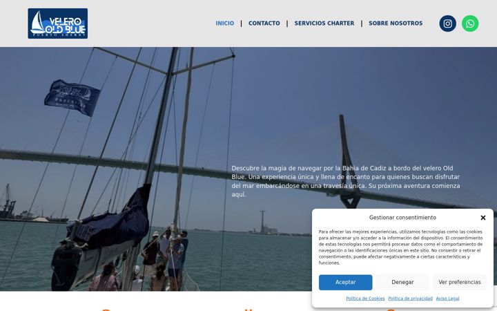 Screenshot of cuatrovientoscar.es