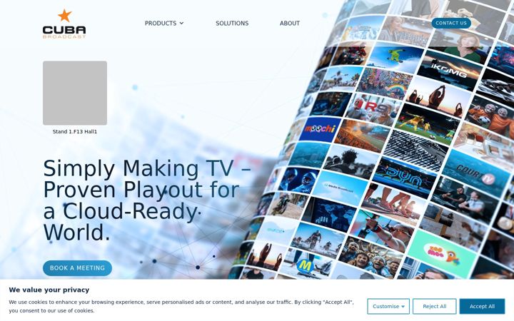 Screenshot of cuba-broadcast.com