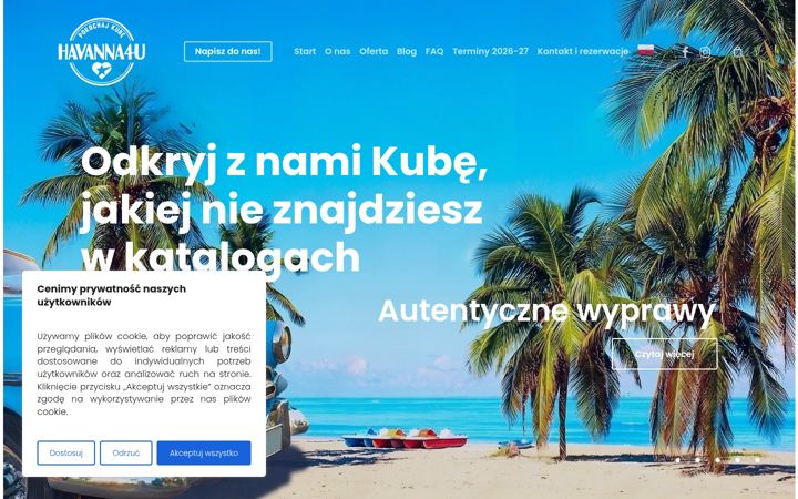 Screenshot of cuba4u.pl