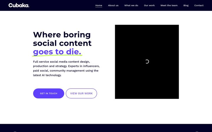 Screenshot of cubaka.com
