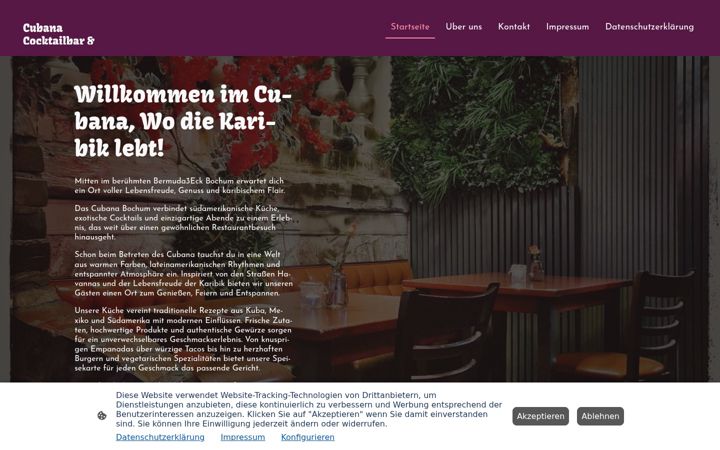 Screenshot of cubana-bochum.de
