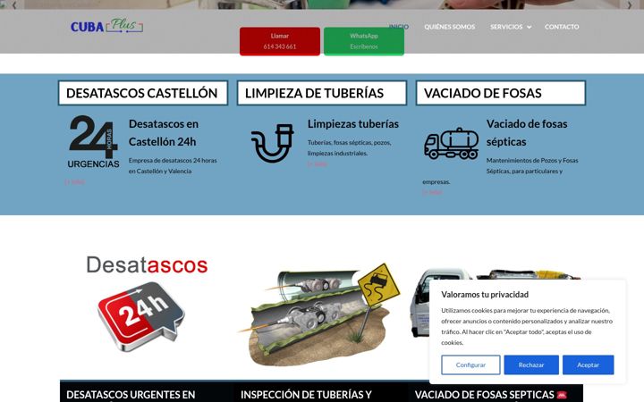 Screenshot of cubaplus.es