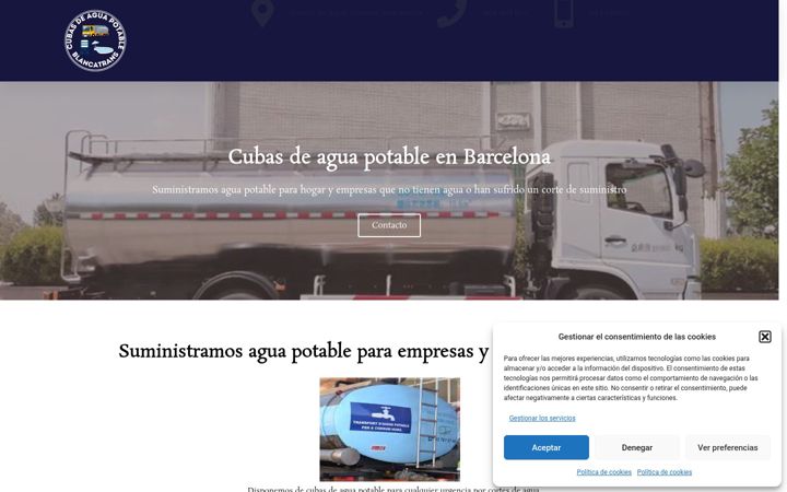 Screenshot of cubasdeaguapotable.barcelona