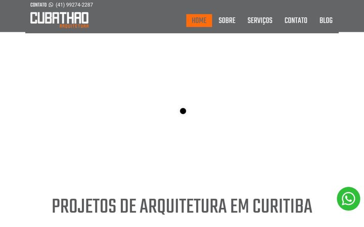 Screenshot of cubathao.arq.br