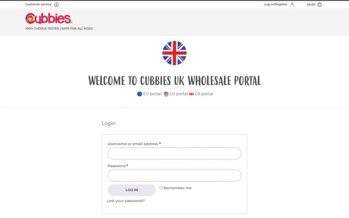 Captura de ecrã de cubbies.uk