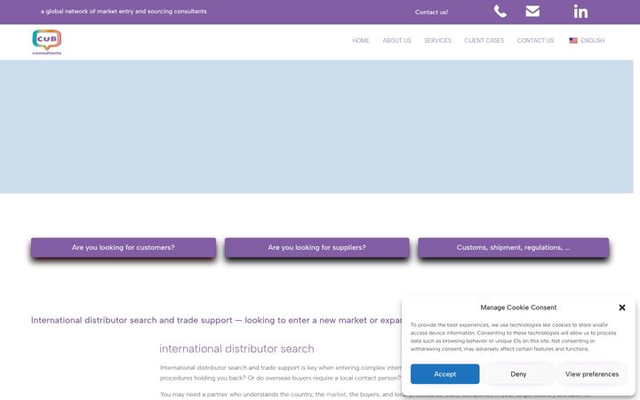 Screenshot of cubconsultants.nl