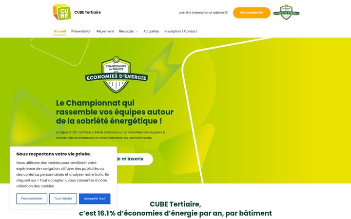 Screenshot of cube-championnat.org